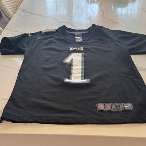 Nike NFL Eagles Hurts Jersey Size Medium 10/12 Blaxk in Excellent condition